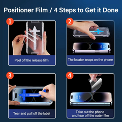 Philips Anti-Reflection Tempered Glass Screen Protector for iPhone 14 Pro Max DLK5606 - 4 Pack (4 Pcs)