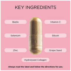 GO Healthy Hair Skin Nails Plus 100 Hard Capsules
