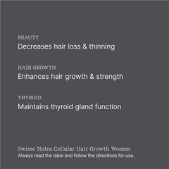 Swisse Nutra Cellular Hair Growth Women 60 Tablets