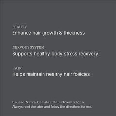 Swisse Nutra Cellular Hair Growth Mens 60 Tablets