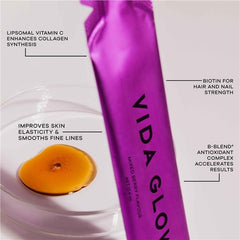 Vida Glow Liquid Collagen Skin Health Mixed Berry 15x12.5ml Liquid Sachets