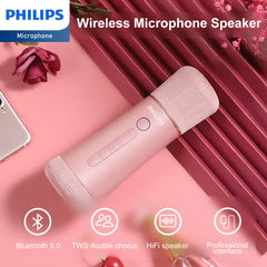 Philips Wireless Bluetooth Microphone for Karaoke with Speaker (DLM9317C)