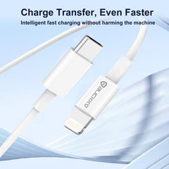 BUCKKO Fast PD Charger USB Mfi Certified Lightning Cables