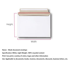 BUCKKO Card Mailer A4 Size 130x200mm 300gsm White Envelope Tough Bag Replacements
