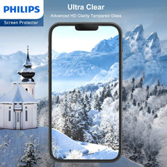 Philips High Transparency Tempered Glass Screen Protector for iPhone 14 Plus DLK1203 - 3 Pack (3 Pcs)