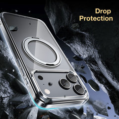 BUCKKO Metal 360° Rotate Stand Protective Case With MagSafe for iPhone