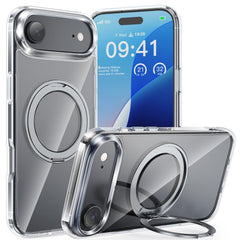 BUCKKO Metal 360° Rotate Stand Protective Case With MagSafe for iPhone