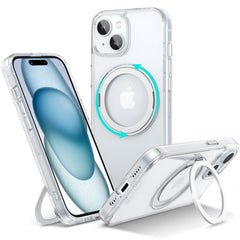 BUCKKO Metal 360° Rotate Stand Protective Case With MagSafe for iPhone