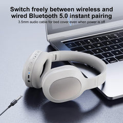Nokia Essential Wireless Headphones E1200 ANC (Beige) - Active Noise Cancellation