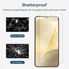 BUCKKO Screen Protector for Samsung Galaxy S23 5G 6.1-Inch, Shatter Resistance, Tempered Glass Film, Fingerprint ID Compatible, HD Clear, 3-Pack