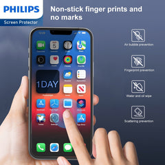 Philips Privacy Tempered Glass Screen Protector for iPhone 14 Plus DLK5503 - 2 Pack (2 Pcs)