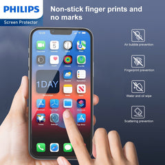 Philips High Transparency Tempered Glass Screen Protector for iPhone 14 Pro Max DLK1206 - 2 Pack (2 Pcs)