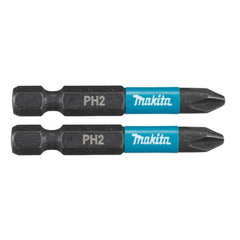 Makita E-08763 Impact Black PH2 Screwdriver Bits 2PCS