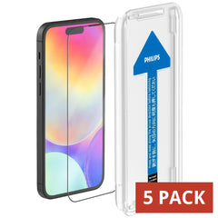 Philips Anti-Reflection Tempered Glass Screen Protector for iPhone 14 Plus DLK5603 - 5 Pack (5 Pcs)