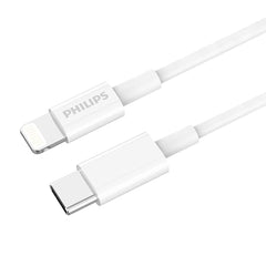 Philips 1.25m USB-C to Lightning Charge Cable Mfi Certified Connector for iPhone, 3 Pack