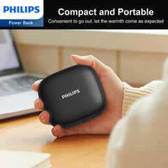 Philips Rechargeable Hand Warmer Ultra-Lightweight Black DLP2136VB