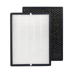 BUCKKO FY2422 FY2420 Replacement Filter Compatible with Philips AC2889 AC2887 AC2882 Series 2000i, AC3829 Series 3000i Air Purifiers,H13 HEPA + Activated Carbon Filter Set. Keep Pullen and dust away, 2 Pack