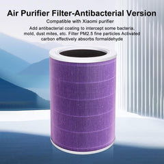 BUCKKO Replacement HEPA Filter Compatible with Xiaomi Mi Air Purifier Pro H Filter Standard Version Blue (Purple Pro H), 2 Pack