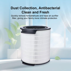 BUCKKO Filter Philips FY1700 Air Purifier AC1715 AC1711 HEPA + Active Carbon White