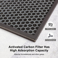 BUCKKO FY3432/3 Philips 3000i AC3252/4/6/8/9 3260 3528 42 HEPA + Activated Carbon Multi
