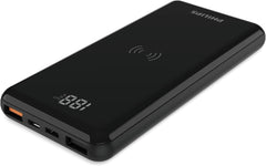 Philips Powerbank 10000mAh Power Bank USB Portable Reliable 5V 2.1A DLP1810NW (White)