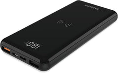 Philips Portable iPhone Charger Wireless DLP9520C Powerbank 10000mAh 5V/3A Fast Charge Phone Battery Pack, Portable Charger High Capacity Battery Rapid Type-C USB-C Charger