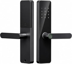 BUCKKO Locks Fingerprint Smart Door Lock with a Deadbolt, 6 in 1 Keyless Entry Door Knob with APP/Keypad Code/Keys/Fingerprint/IC Card/Deadbolt, Electronic Keypad Lock, Smart Locks for Front Door