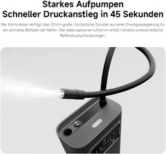 Xiaomi Portable Electric Air Compressor 2 Pro, 2500 mAh Battery, 5 Modes, 150 PSI, Automatic Shut-Off, Digital Display & LED Light, USB C - Perfect for Car, Bike, Motorcycle, Electric Scooter & Balls