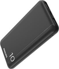 Philips Powerbank 10000mAh Power Bank USB Portable Reliable 5V 2.1A DLP1810NW (White)