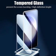 BUCKKO HD Clear Tempered Glass Screen Protector for Samsung Galaxy A72 5G Transparent