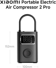 Xiaomi Portable Electric Air Compressor 2 Pro, 2500 mAh Battery, 5 Modes, 150 PSI, Automatic Shut-Off, Digital Display & LED Light, USB C - Perfect for Car, Bike, Motorcycle, Electric Scooter & Balls
