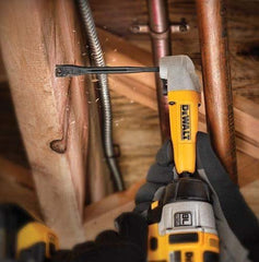 DEWALT DT71517T-QZ Right Angle Torsion Drill Attachment, Compact, 0.364 lbs, 100 watts 9 popular 25mm screwdriver bits Wood Yellow One Size