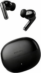 PHILIPS TAT1120 Wireless Earbuds,True Wireless Headphones,Powerful Bass with 13 mm Driver,Clear Call with Mic, Long-Hour Battery Life,Fast Charging,Bluetooth v5.4,IPX4 Rating,Ergonomic Design,Black
