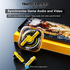 Transformer Bumblebee True Wireless Headphones Yellow TF-T03
