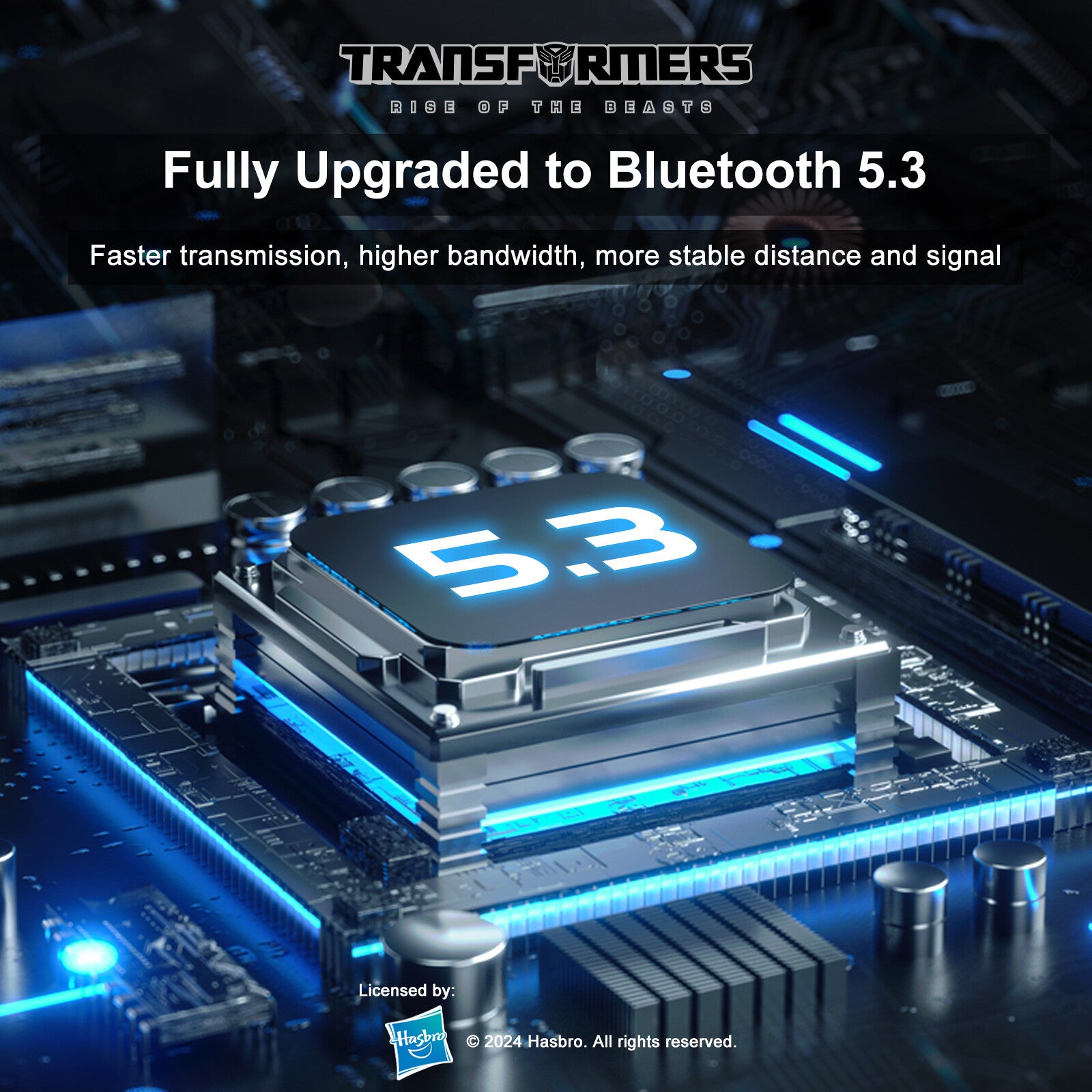 Transformer Bumblebee True Wireless Headphones Yellow TF-T03