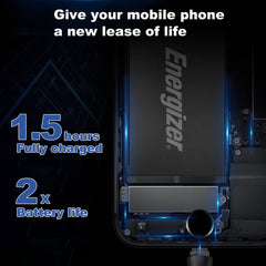 Energizer for iPhone Series High Capacity Backup Battery Easy Installation