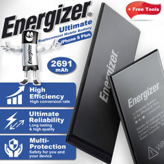 Energizer for iPhone Series High Capacity Backup Battery Easy Installation