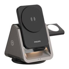 Philips 3 in 1 Magnetic Charging Wireless Stand For Airpod Apple DLK3540Q