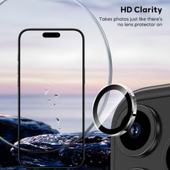 BUCKKO Camera Lens Protector Tempered Glass for iPhone