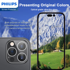 Philips Camera Lens Protector for iPhone 16 pro /16 Pro Max DLK5209 - 4 Pack (4 Pcs)