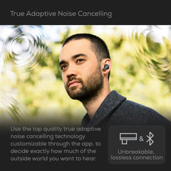 AKG N5 Hybrid - Noise Cancelling Earbuds - Black 1 x TWS Headphone Silicone