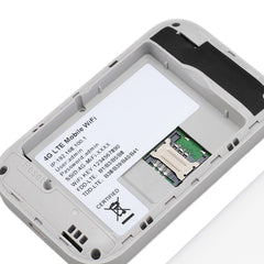 Zonch 4G LTE Pocket WiFi,4G Router with Sim Card Slot,300Mbps High Speed,4G Mobile WiFi Router for Mobile Phone Laptop Tablet white