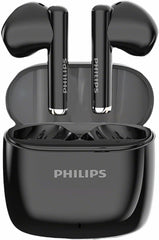 Philips Wireless Earbuds with Hi-Res Audio, Deluxe HS Semi in-Ear Headphones with LDAC, ENC Clear Call, 13mm Large Driver, Game Mode, in-Ear Detection, Total 20H (Black)