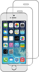 BUCKKO HD Clear Glass Screen Protector Film for iPhone 5 / 5S, Tempered Glass Explosion-proof Nano Coated Filter Cases Covers Friendly【Anti-Oil】【Anti-Shatter】【Anti-Fingerprint】【Hardness 9H】CF- 2 PCS