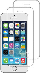 BUCKKO HD Clear Glass Screen Protector Film for iPhone 5 / 5S, Tempered Glass Explosion-proof Nano Coated Filter Cases Covers Friendly【Anti-Oil】【Anti-Shatter】【Anti-Fingerprint】【Hardness 9H】CF- 2 PCS