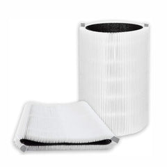 BUCKKO HEPA with Particle and Activated Carbon Filter for Blueair Blue Pure 411,411+ & MINI Air Purifiers reference Part Number SF411PACF102174, 2 Pack