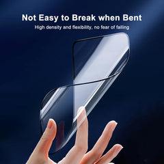 BUCKKO Ceramic Film Screen Protector for iPhone 16 Plus, HD Transparent, Anti-Fingerprint, Scratch-Resistant, Full Coverage, No Broken Edges, PET Material, Glossy Finish- 1 Pack