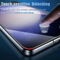 BUCKKO HD Clear Tempered Glass Screen Protector for Samsung Galaxy S23 Transparent
