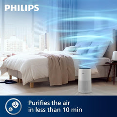 Philips 1000i Series Air Purifier – 78 m² Coverage, 300 m³/h CADR, HEPA & Carbon Filter, Smart Sensor, Ultra-Quiet, Wi-Fi Connected, Air+ App (AC1715/70)