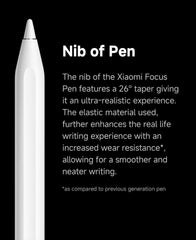 Xiaomi Focus Pen for Xiaomi Pad 7 | Pressure Sensitivity | Ultra Low Latency | 0g Activation Force